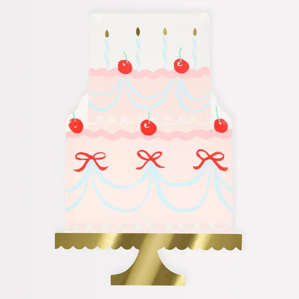 Fancy Cake Plates (x8)