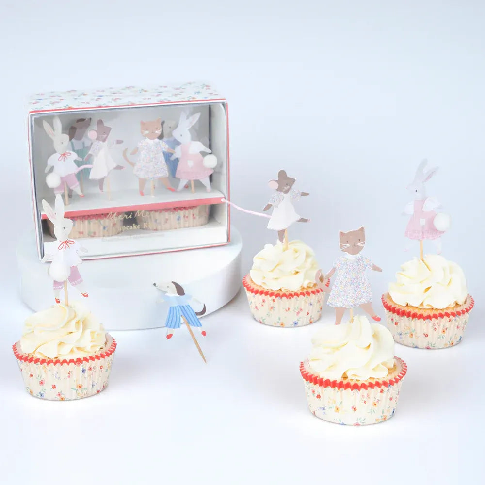 Animal Friends Cupcake Kit (x24 Toppers)