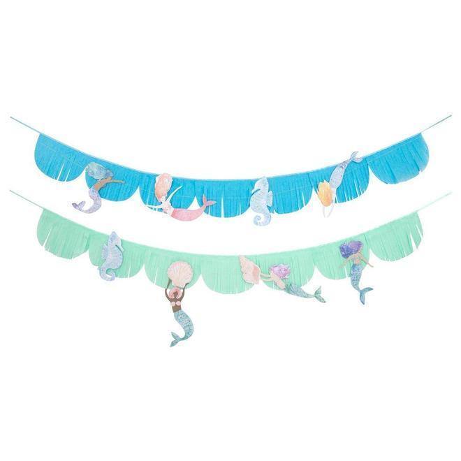 Meri Meri Mermaid Fringe Garland - partyalacarte.co.in