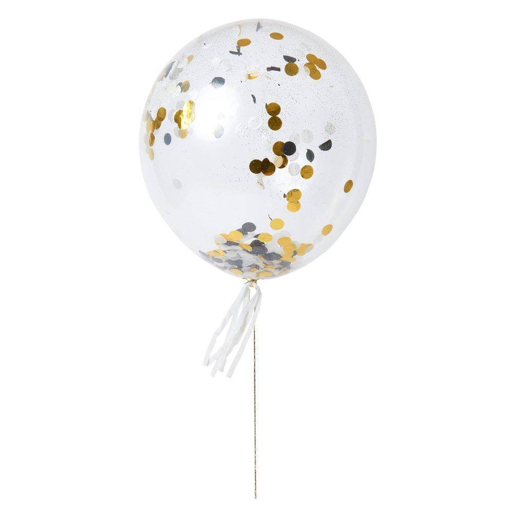 Meri Meri Metallic Confetti Balloon Kit (set of 8) - partyalacarte.co.in