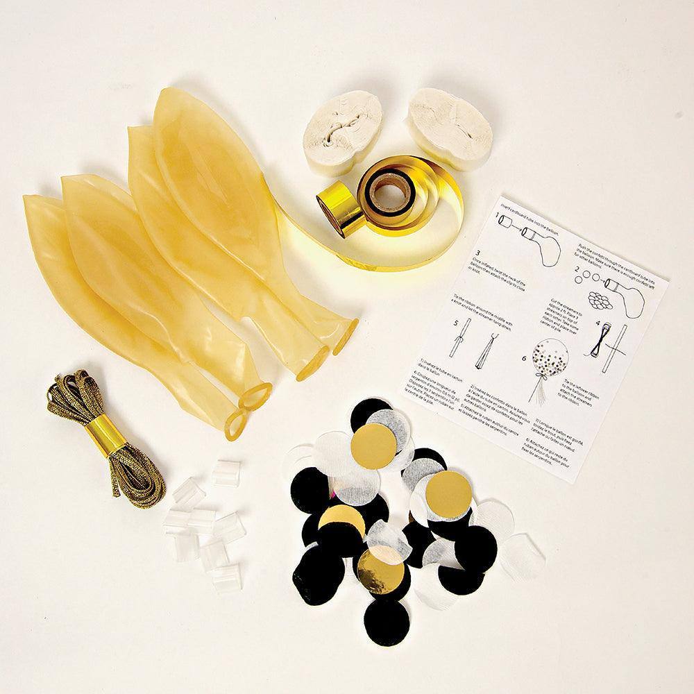 Meri Meri Metallic Confetti Balloon Kit (set of 8) - partyalacarte.co.in