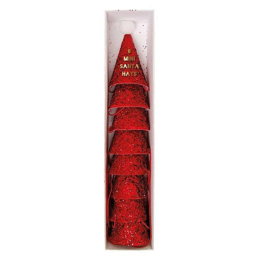 Meri Meri Mini Santa Party Hats (set of 8) - partyalacarte.co.in