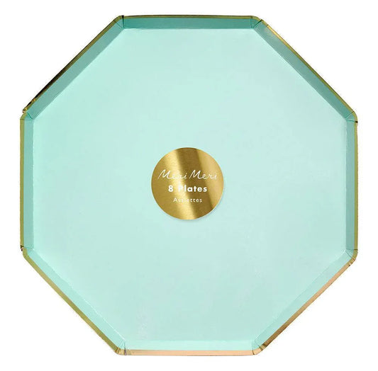 Meri Meri Mint Dinner Plates (set of 8) - partyalacarte.co.in