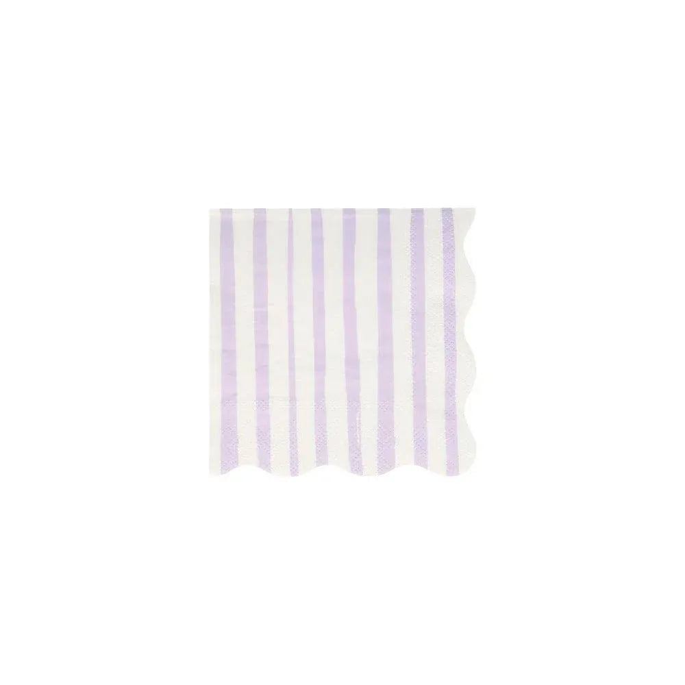 Meri Meri Mixed Stripe Small Napkins (x 16) - partyalacarte.co.in
