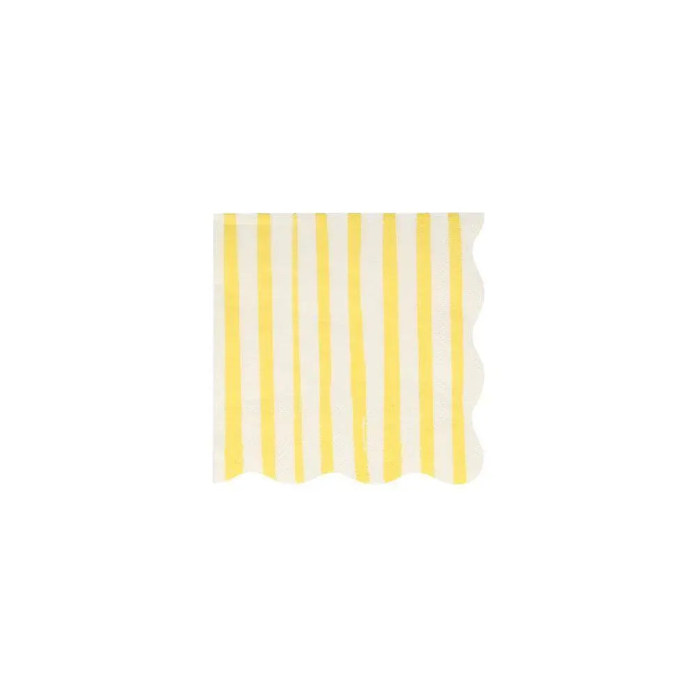 Meri Meri Mixed Stripe Small Napkins (x 16) - partyalacarte.co.in