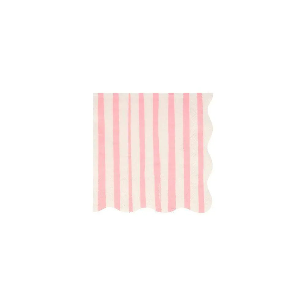 Meri Meri Mixed Stripe Small Napkins (x 16) - partyalacarte.co.in