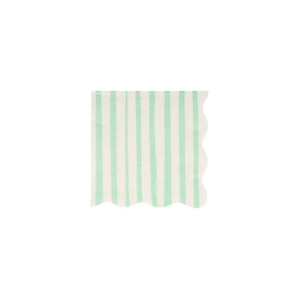 Meri Meri Mixed Stripe Small Napkins (x 16) - partyalacarte.co.in