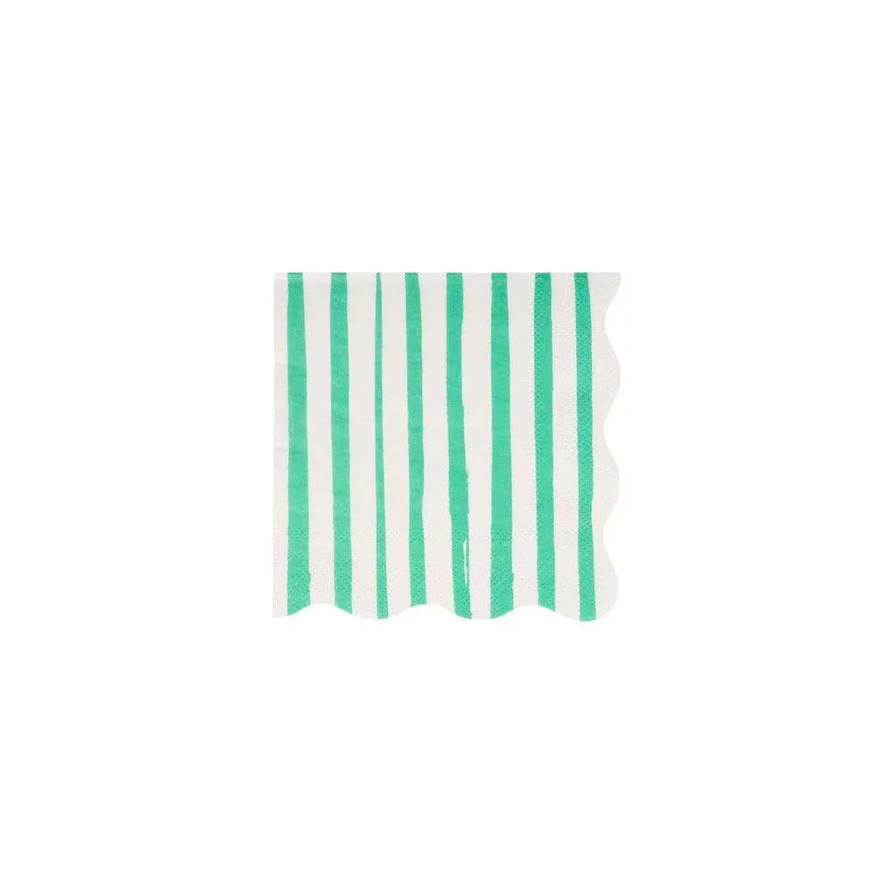Meri Meri Mixed Stripe Small Napkins (x 16) - partyalacarte.co.in