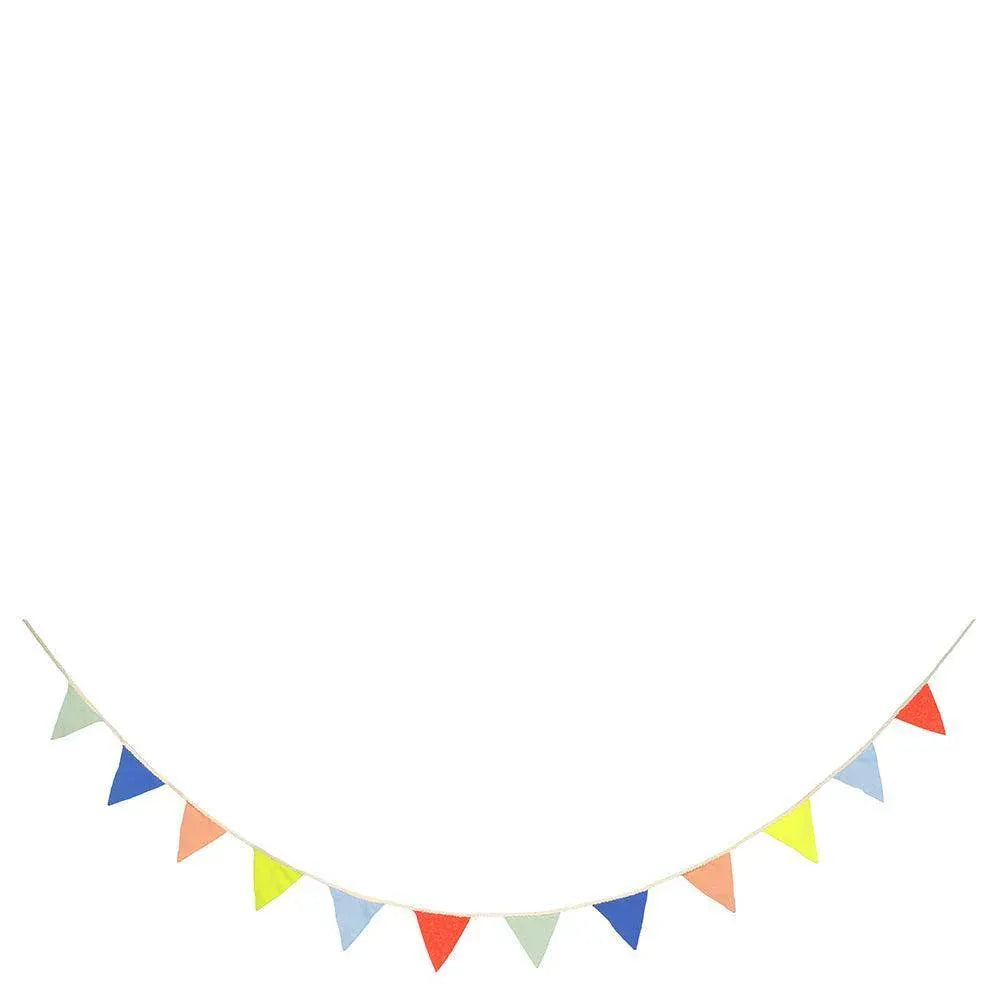 Meri Meri Multicolor Knitted Flag Garland - partyalacarte.co.in