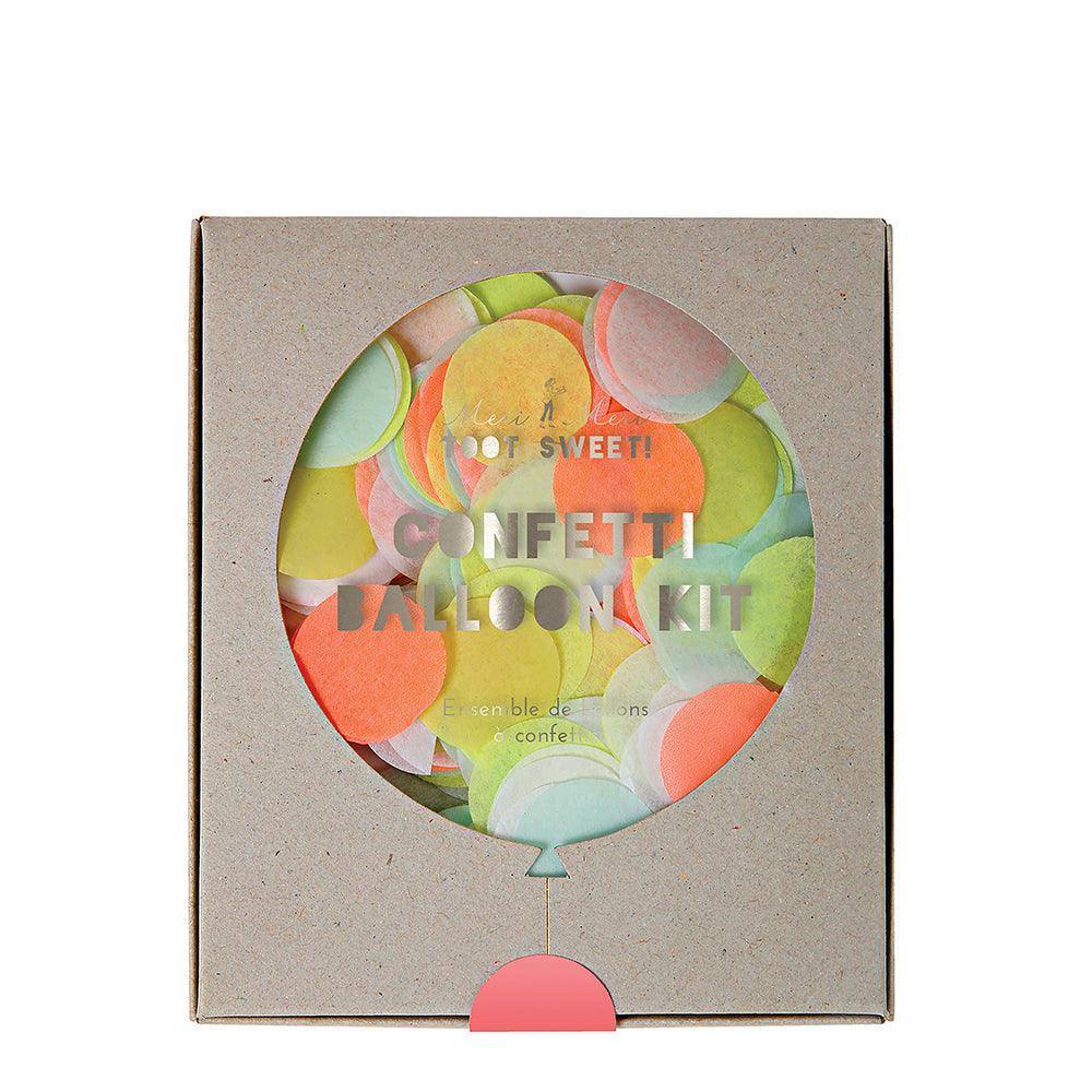 Meri Meri Neon Confetti Balloon Kit ( Pack of 8) - partyalacarte.co.in