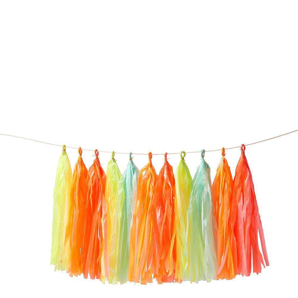 Meri Meri Neon Tassel Garland - partyalacarte.co.in