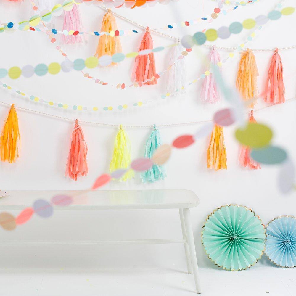 Meri Meri Neon Tassel Garland - partyalacarte.co.in