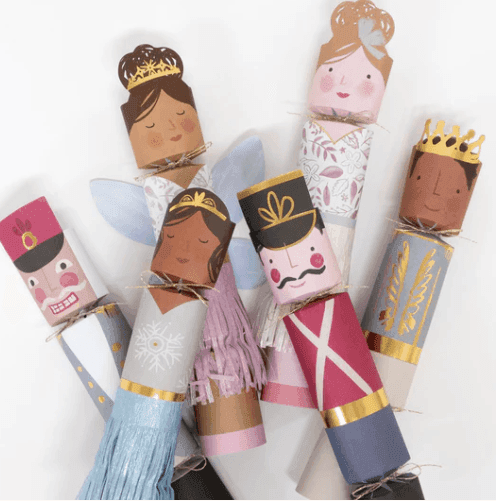 Meri Meri Nutcracker Character Medium Crackers (x 6) - partyalacarte.co.in