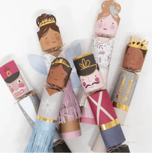 Meri Meri Nutcracker Character Medium Crackers (x 6) - partyalacarte.co.in