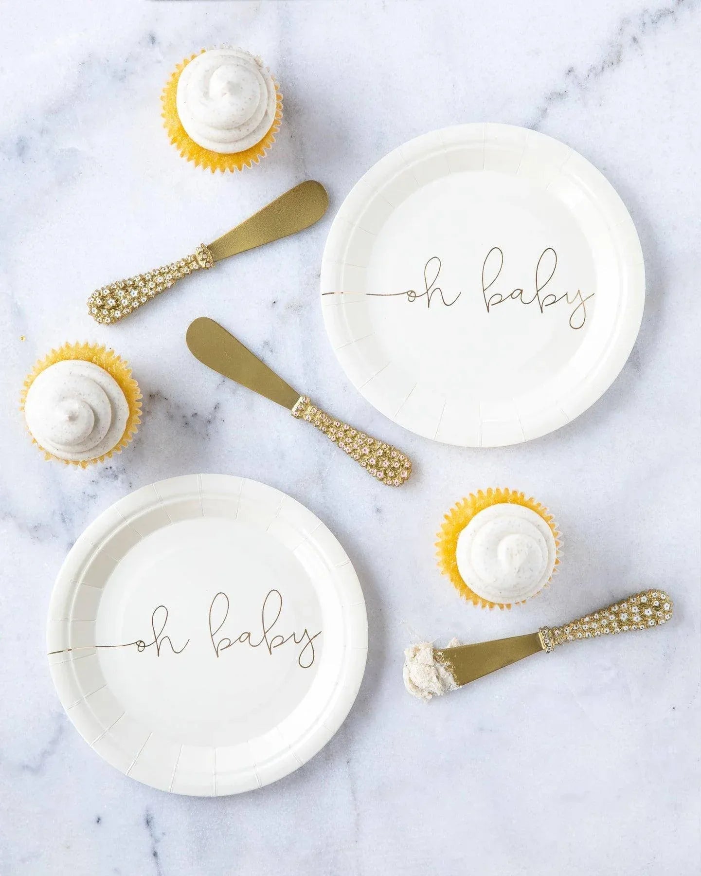 My Minds Eye Oh Baby Plates (x 8) - partyalacarte.co.in
