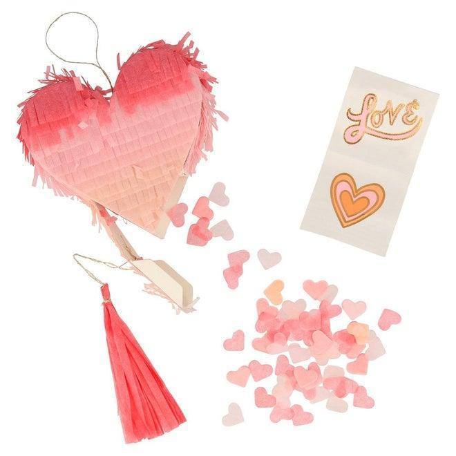 Meri Meri Ombre Heart Piñata Favors (set of 3) - partyalacarte.co.in