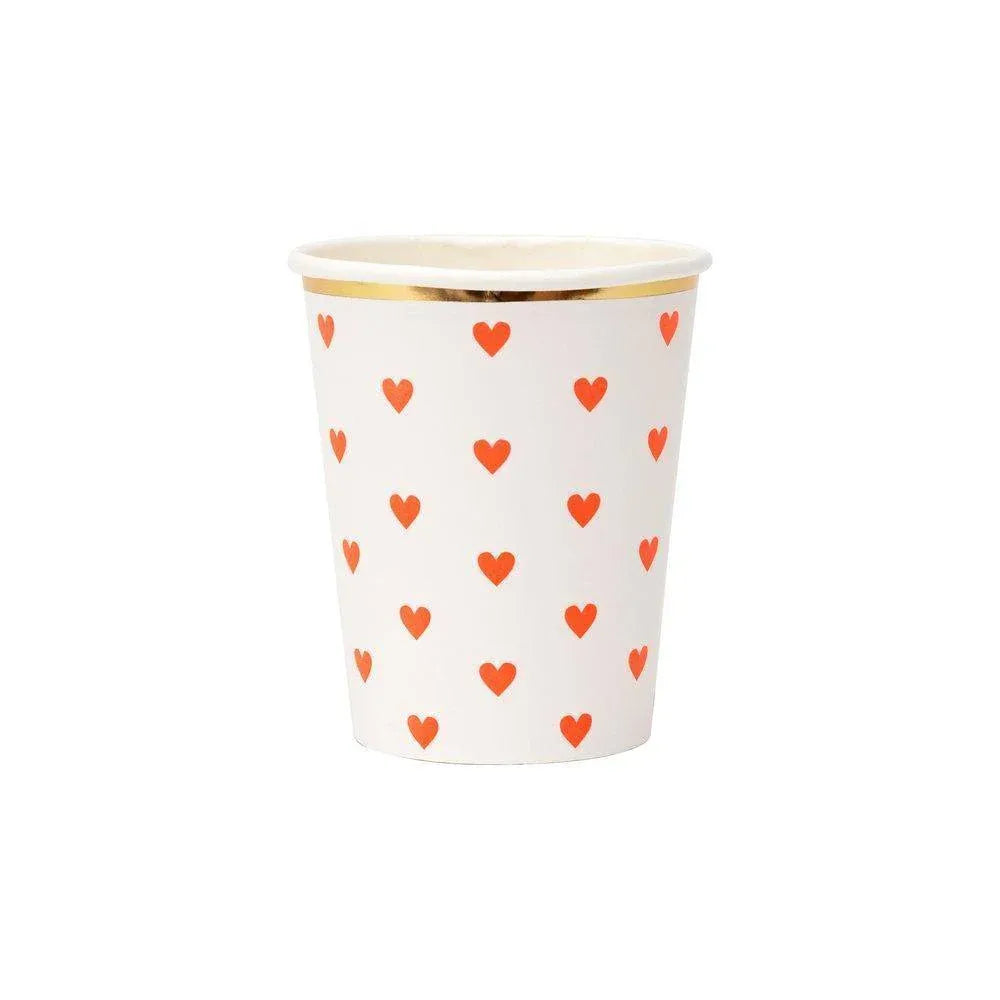Meri Meri Party Palette Heart Cups (set of 8) - partyalacarte.co.in