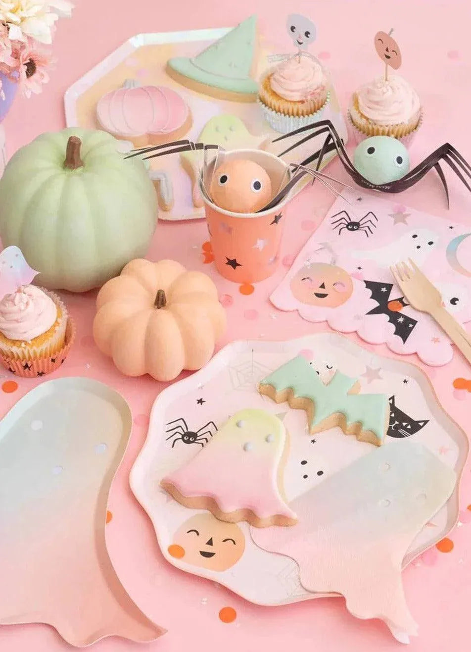 Meri Meri Pastel Halloween Ghost Napkins (x 16) - partyalacarte.co.in