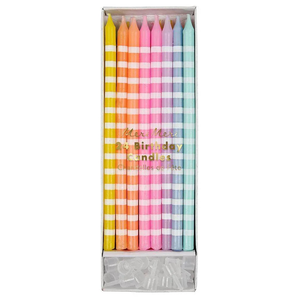 Meri Meri Pastel Party Candles (set of 24) - partyalacarte.co.in