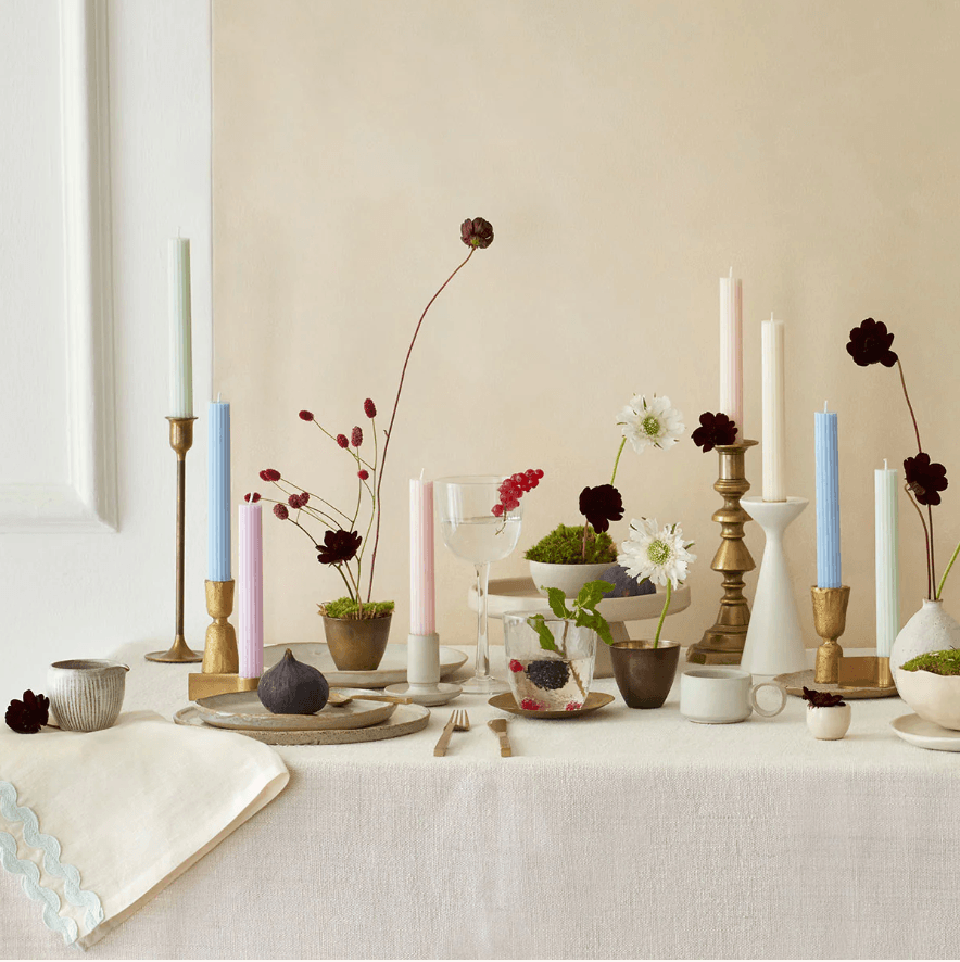 Meri Meri Pastel Table Candles (x 12) - partyalacarte.co.in