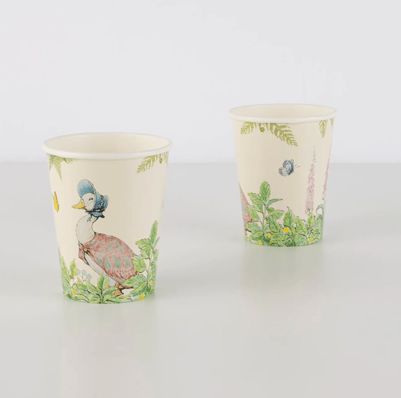 Meri Meri Peter Rabbit In The Garden Cups (x 8) - partyalacarte.co.in