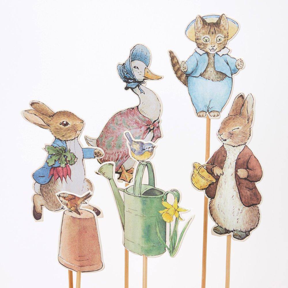 Meri Meri Peter Rabbit™ & Friends Cake Toppers (set of 6) - partyalacarte.co.in