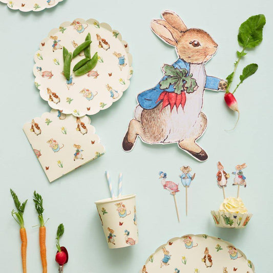 Meri Meri Peter Rabbit™ Plates (set of 12) - partyalacarte.co.in