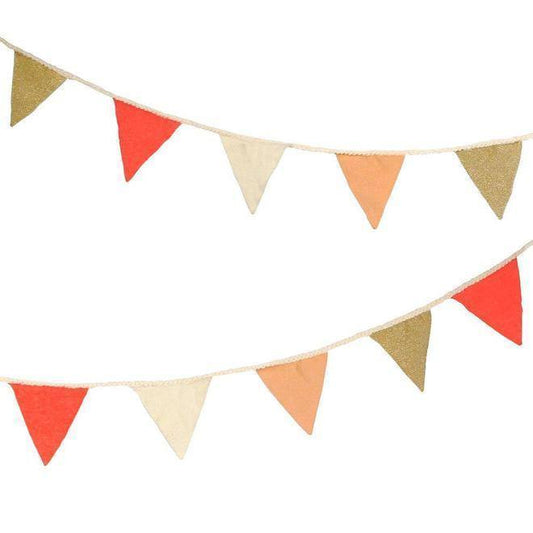 Meri Meri Pink Knitted Flag Garland - partyalacarte.co.in