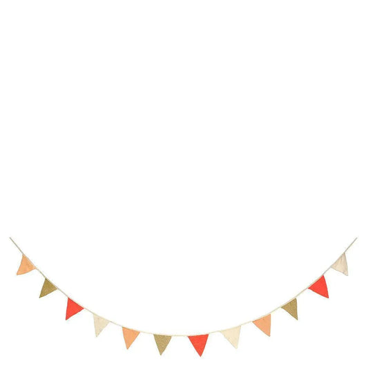 Meri Meri Pink Knitted Flag Garland - partyalacarte.co.in