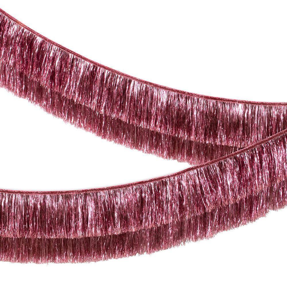 Meri Meri Pink Tinsel Fringe Garland - partyalacarte.co.in