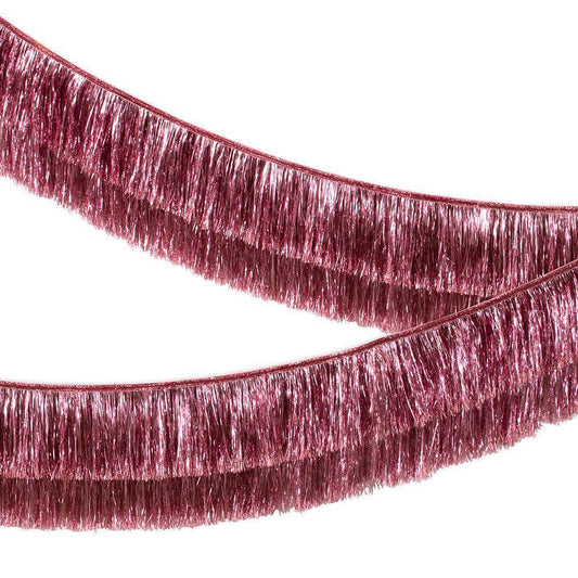 Meri Meri Pink Tinsel Fringe Garland - partyalacarte.co.in