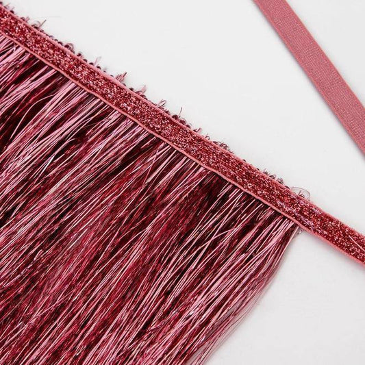 Meri Meri Pink Tinsel Fringe Garland - partyalacarte.co.in