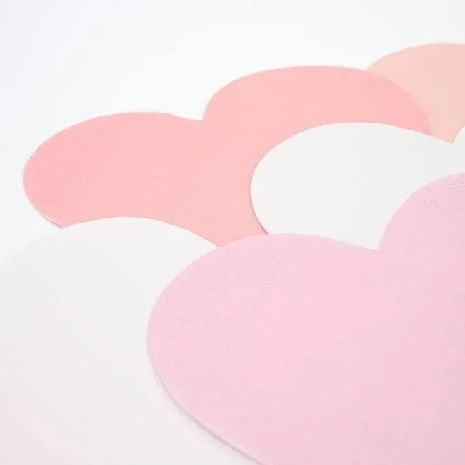 Meri Meri Pink Tone Large Heart Napkins (set of 20) - partyalacarte.co.in