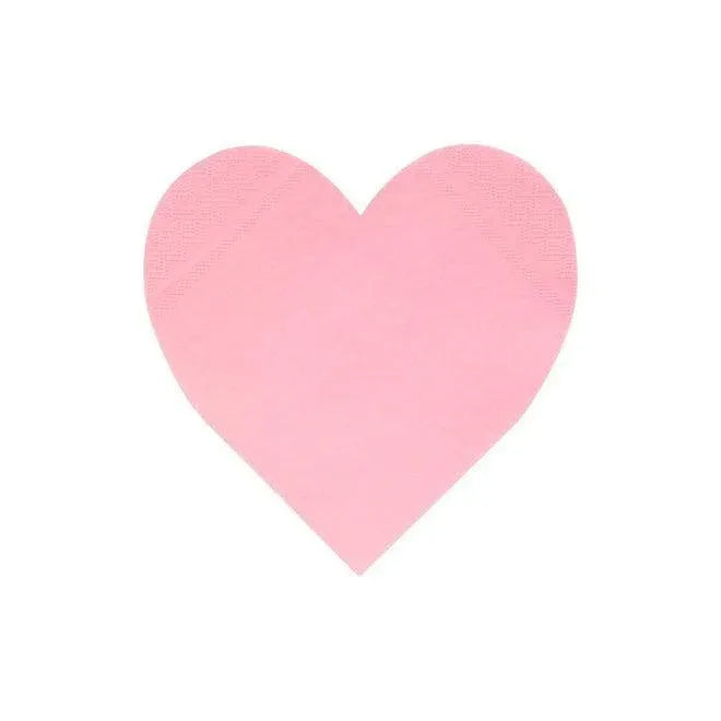 Meri Meri Pink Tone Large Heart Napkins (set of 20) - partyalacarte.co.in