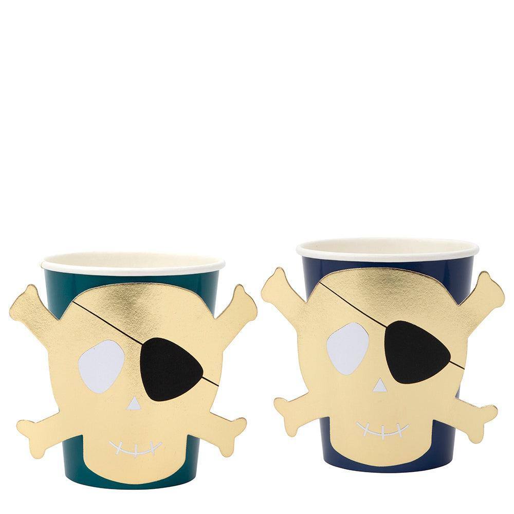 Meri Meri Pirates Bounty Party Cups (set of 8) - partyalacarte.co.in