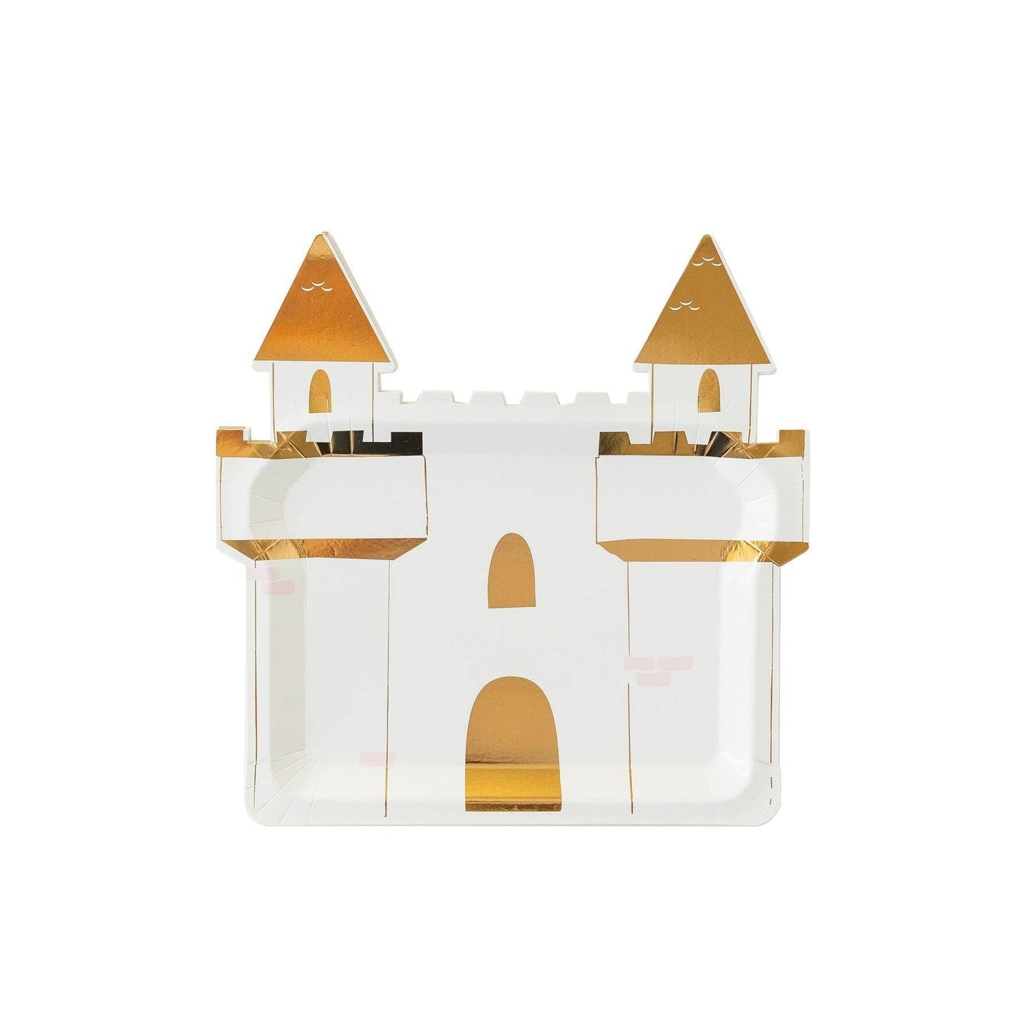 My Minds Eye Princess Castle Shaped Plate (x8) - partyalacarte.co.in