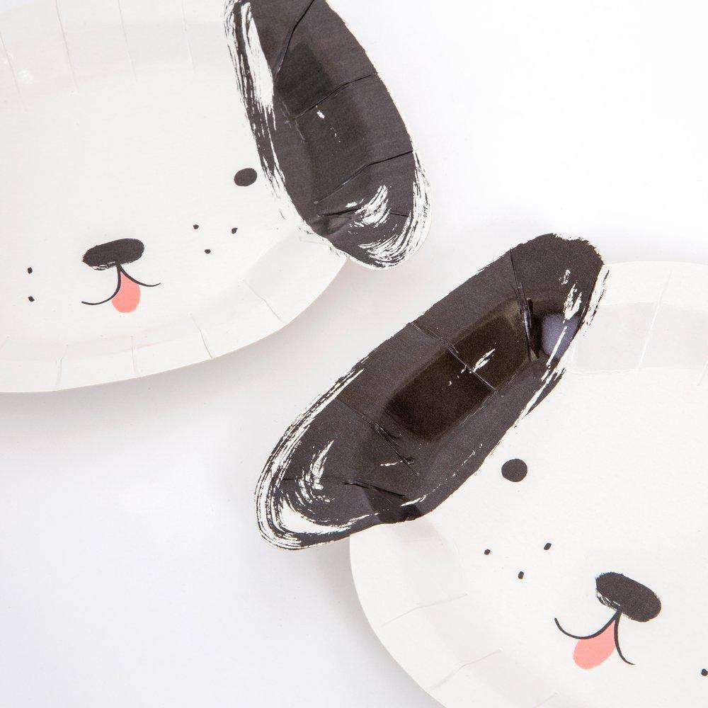 Meri Meri Puppy Dog Plates (Set of 12) - partyalacarte.co.in
