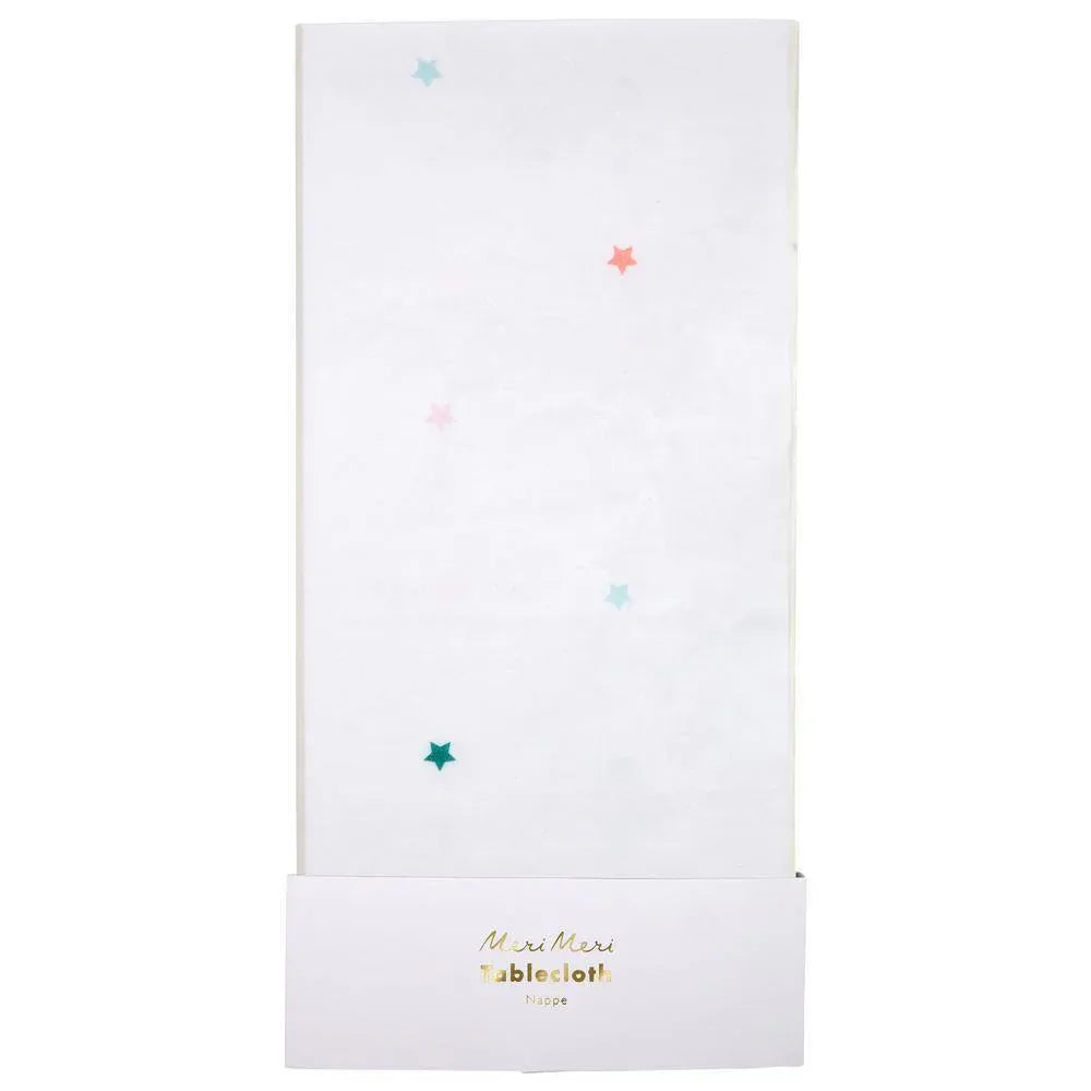 Meri Meri Rainbow Star Paper Tablecloth - partyalacarte.co.in