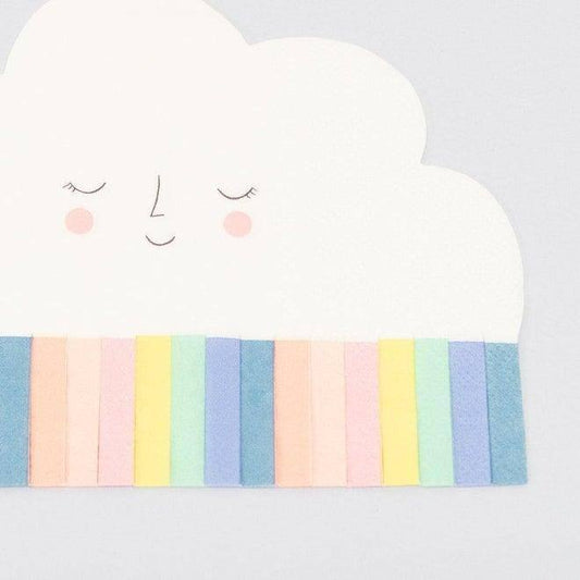 Meri Meri Rainbow Sun Cloud Napkins (set of 20) - partyalacarte.co.in