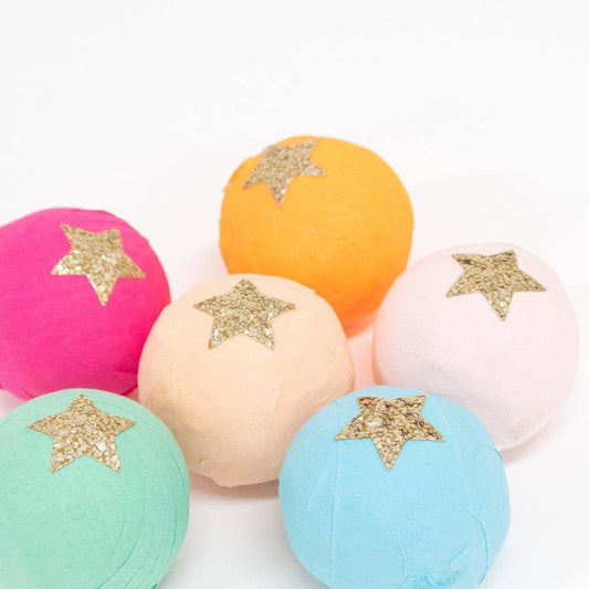 Meri Meri Rainbow Surprise Balls (set of 6) - partyalacarte.co.in