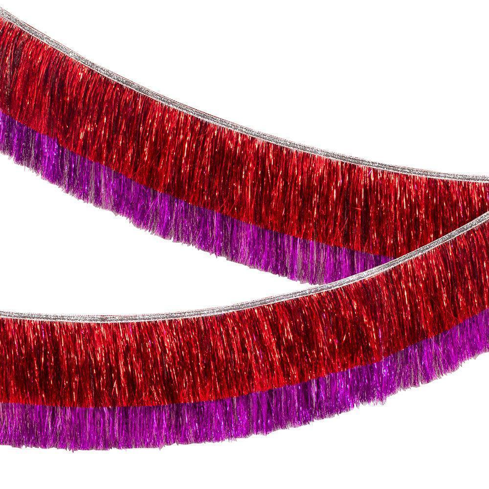Meri Meri Red & Pink Tinsel Garland - partyalacarte.co.in