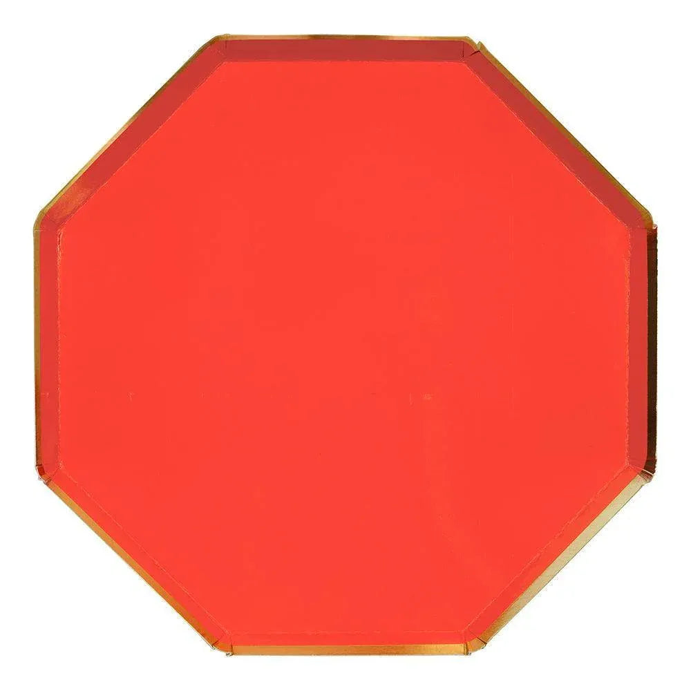 Meri Meri Red Dinner Plates (set of 8) - partyalacarte.co.in
