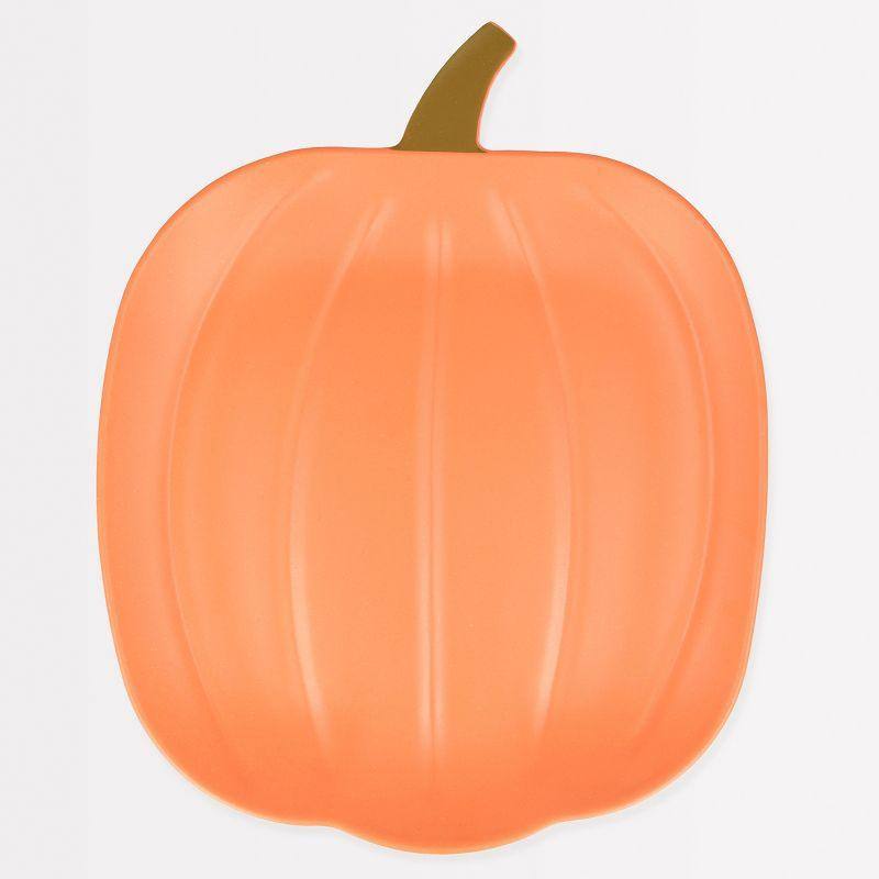Meri Meri Reusable Bamboo Pumpkin Plate - partyalacarte.co.in