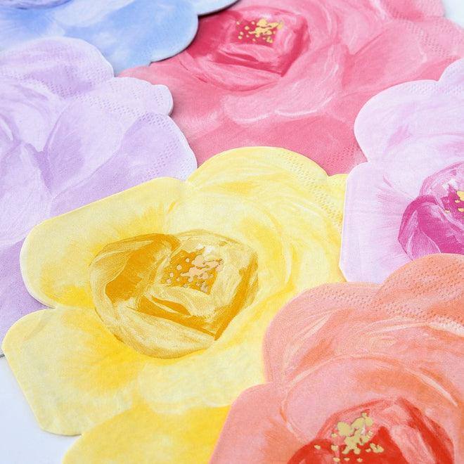 Meri Meri Rose Garden Napkins (set of 16) - partyalacarte.co.in