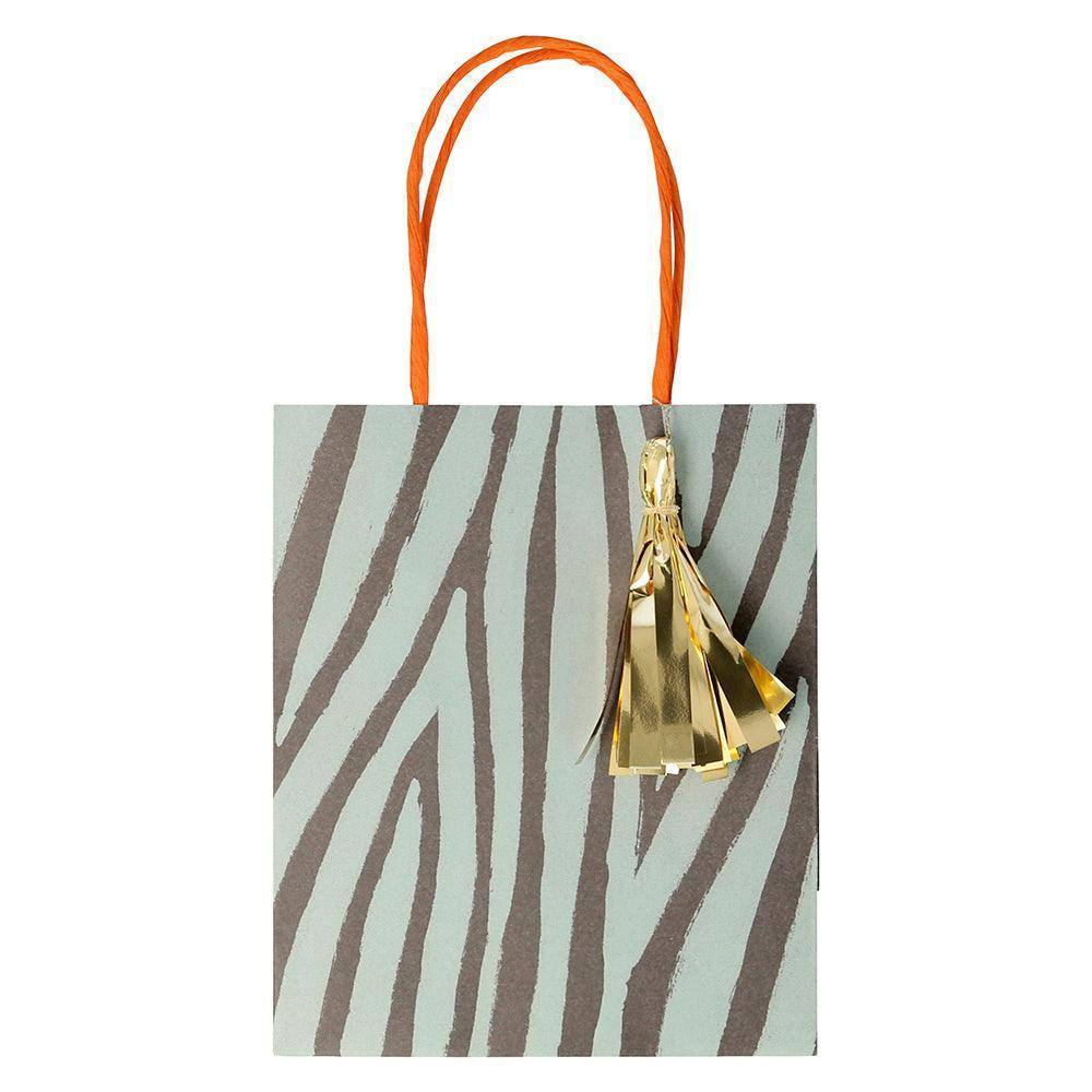 Meri Meri Safari Animal Print Party Bags (set of 8) - partyalacarte.co.in