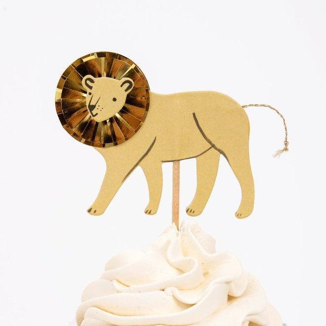 Meri Meri Safari Animals Cupcake Kit (Pack of 24) - partyalacarte.co.in