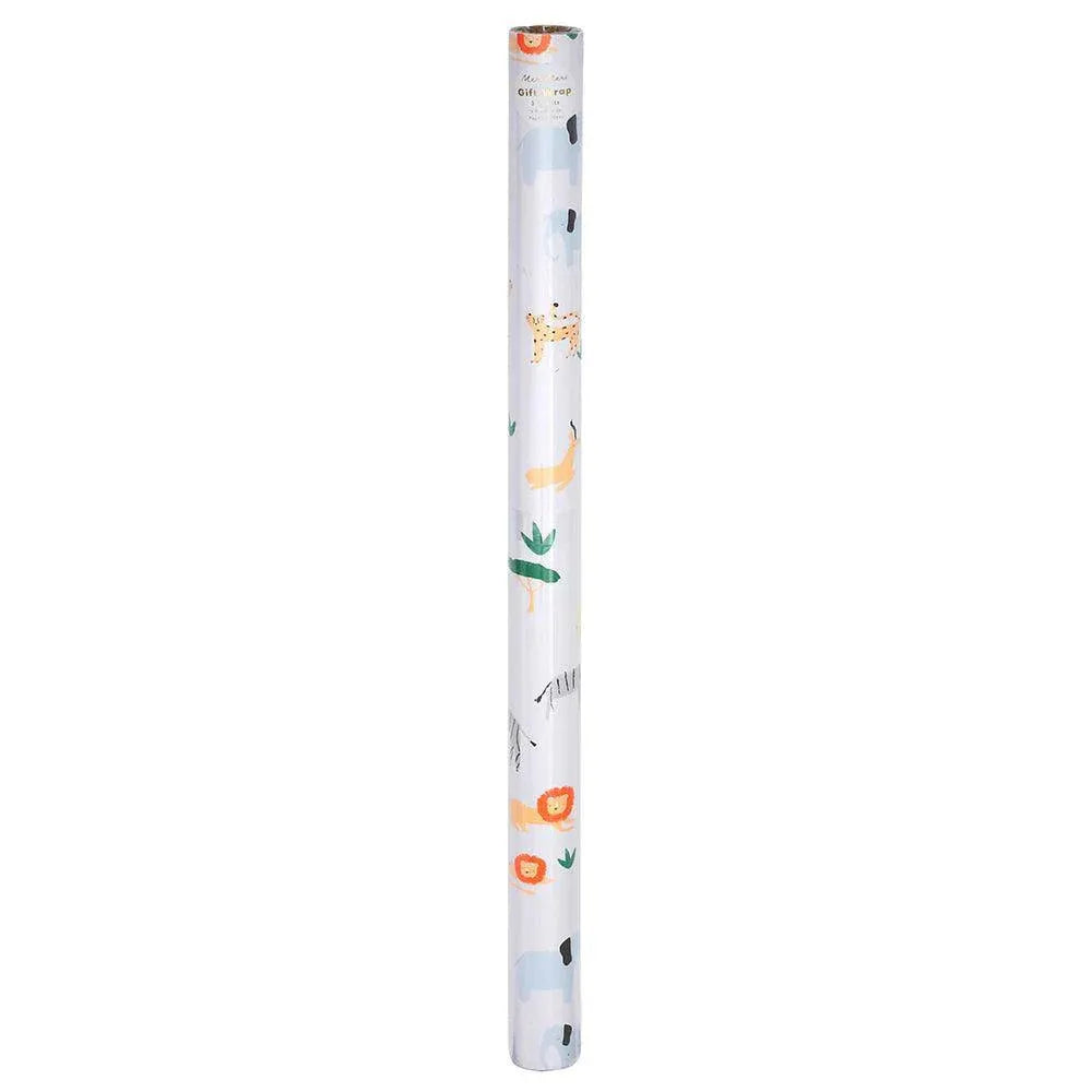 Meri Meri Safari Gift Wrap Roll (set of 3 sheets) - partyalacarte.co.in