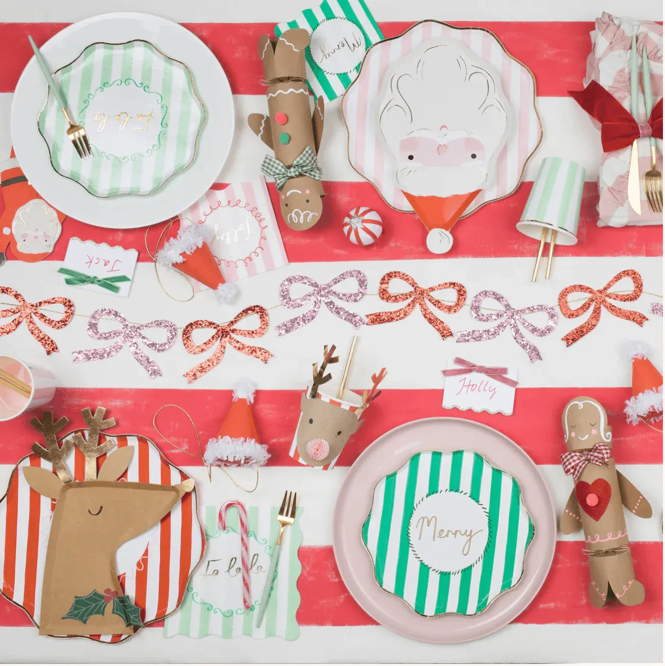 Meri Meri Santa Honeycomb Cups (x 8) - partyalacarte.co.in