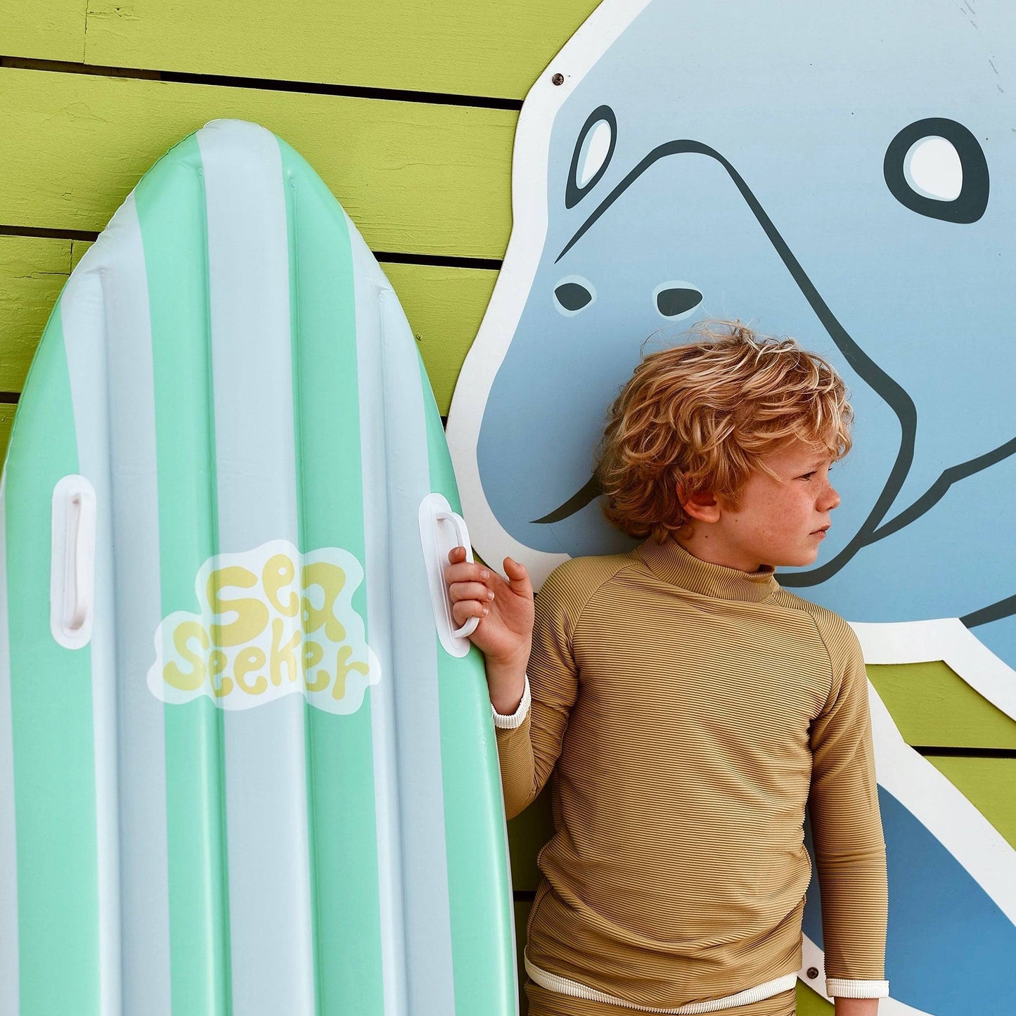 sunnylife Sea Seeker Ocean Ride With Me Surfboard Float - partyalacarte.co.in