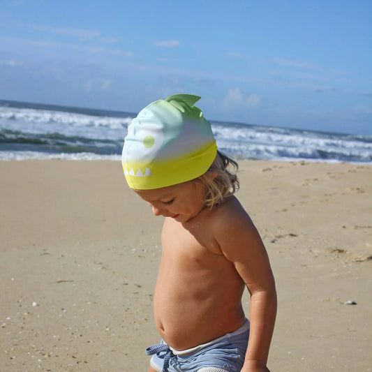 sunnylife Shark Tribe Shaped Swimming Cap - partyalacarte.co.in